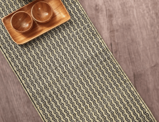 Handmade Dining Table Runner | Eco-Friendly Tableware Sustainably Handwoven from Natural Grass - Image 5